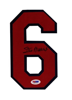 Lot of (25) Stan Musial Signed Jersey Numbers (#6)